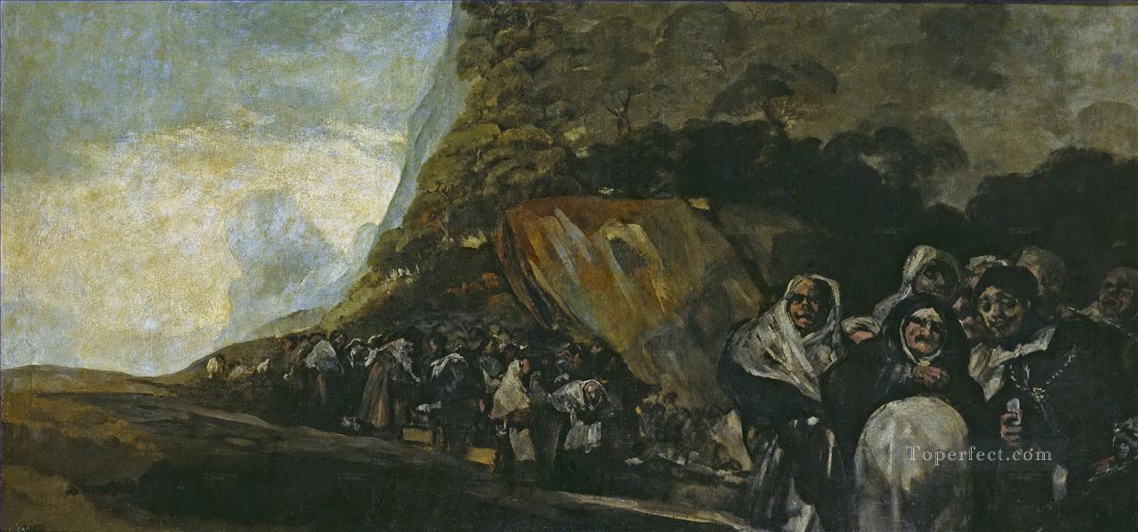 Promenade of the Holy Office Francisco de Goya Oil Paintings